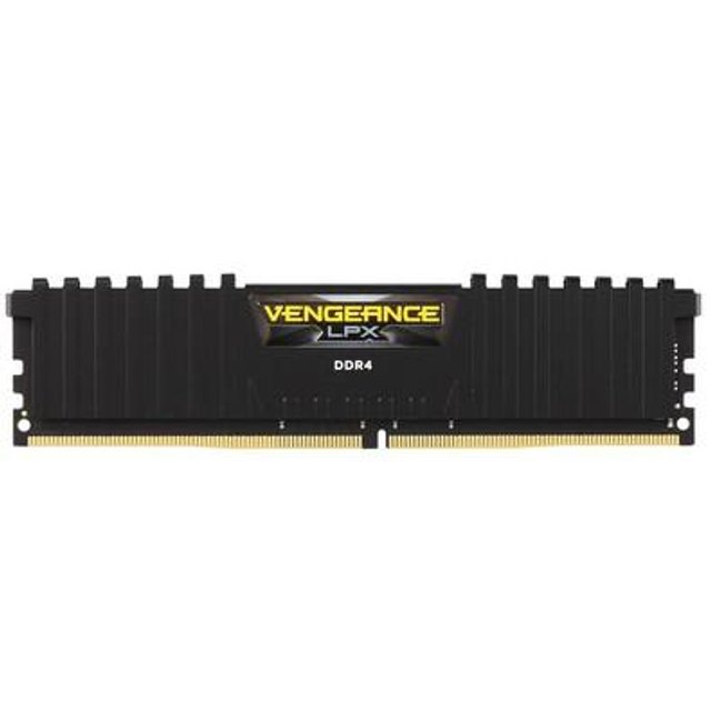 MEMORIA RAM CORSAIR VENGEANCE LPX, 8GB, 2666MHZ, DDR4, CL16, PRETO