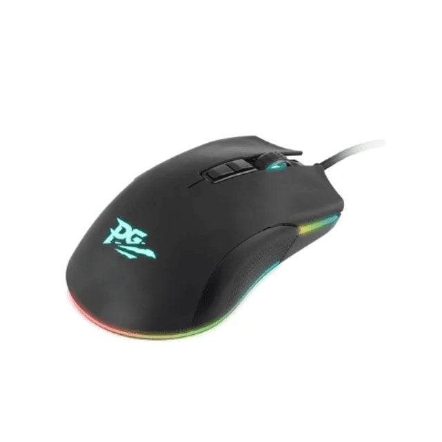 Mouse Gamer Philco PMS70, 7 Botões, Iluminação RGB, 5000 DPI