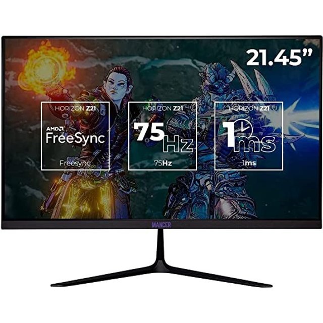 Monitor Gamer Mancer Horizon Z21 21.45 Pol. FullHD, 1ms, 75Hz, VGA/HDMI, NOVO