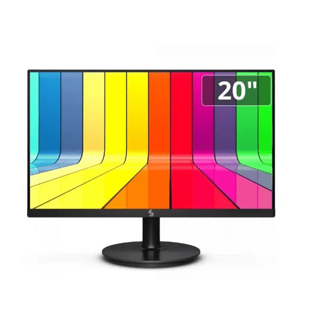 Monitor 3Green 20', Widescreen, LED , 75Hz , 2ms, HDMI, VESA, VGA, C/ Ajuste de Inclinacao,