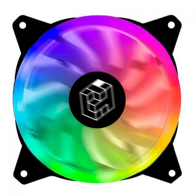 Fan Liketec Colorful REVERSE ARGB, 120mm, Black, **NECESSITA CONTROLADORA