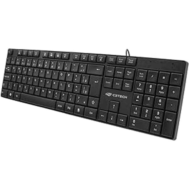 TECLADO PADRAO ABNT2 USB KB-M11BK C3 TECH
