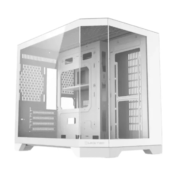 Gabinete Gamer Liketec Ilusion Snow (S/ FAN, CUBO DSEIGN, M-ATX, FRONTAL VIDRO)
