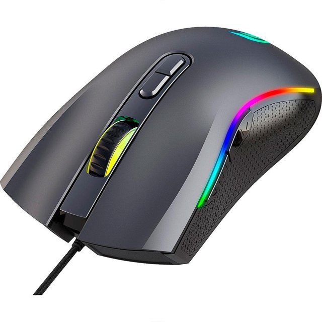 MOUSE GAMER RGB FORTREK BLACK HAWK
