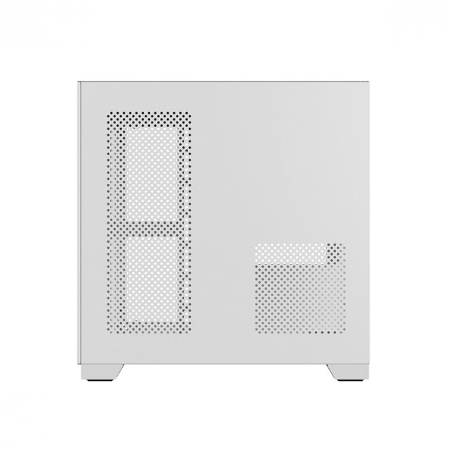 GABINETE GAMER FORCEFIELD WHITE GHOST – FRONTAL E LATERAL EM VIDRO – PCYES – GFFWGP