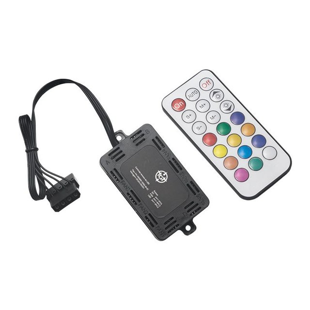 Kit Fan Ventoinha TGT Mirage, 3 FANS 120mm, Led RGB, TGT-MRG120-RGB3