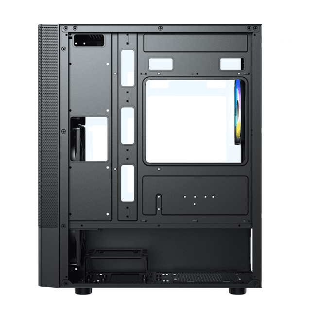 Gabinete Gamer Ninja Hive, Mid Tower, Vidro Temperado, Com 3 Fans RGB
