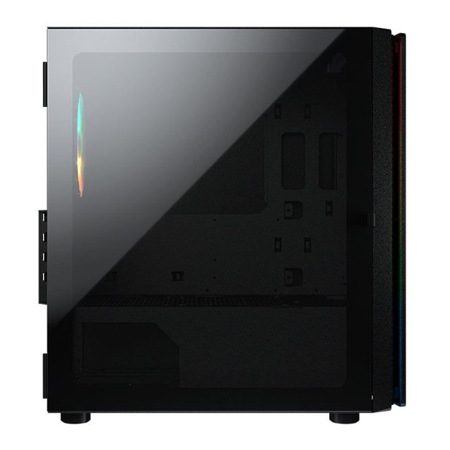 GABINETE GAMER COUGAR PURITY RGB, LATERAL DE VIDRO, COM 1 FAN