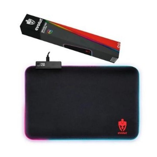 MOUSEPAD RGB GAMER EVOLUT EG-410 35x25CM