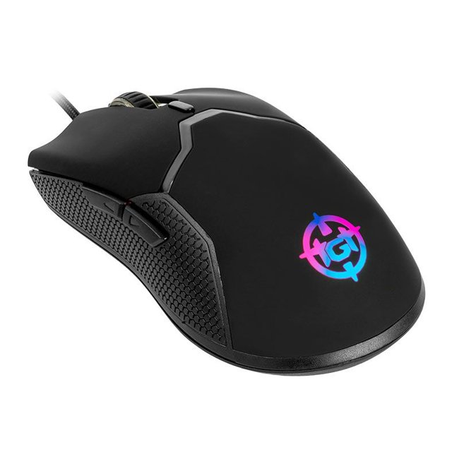 Mouse Gamer TGT Bizon S, Rainbow RGB, 8400DPI, 6 Botoes, Preto