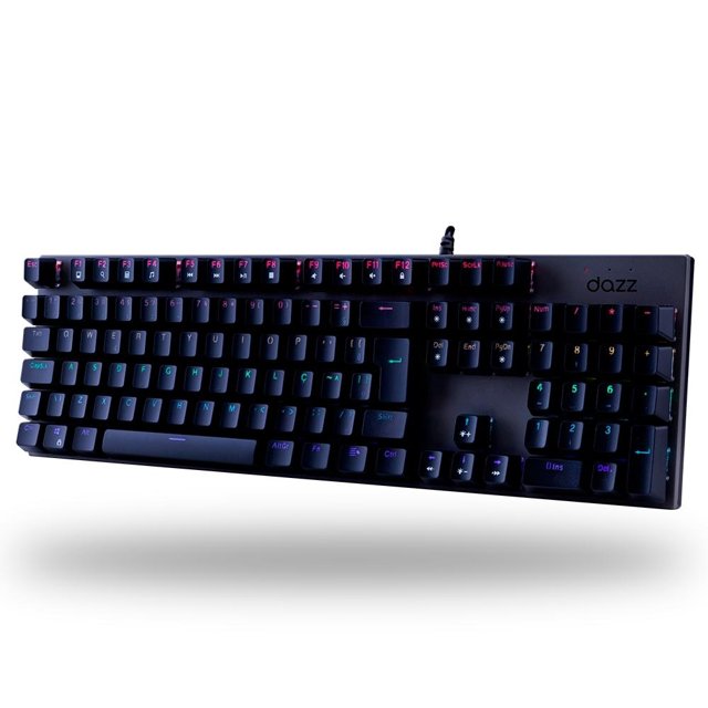 Teclado Mecânico Dazz 3X PRO V2, Switch Blue