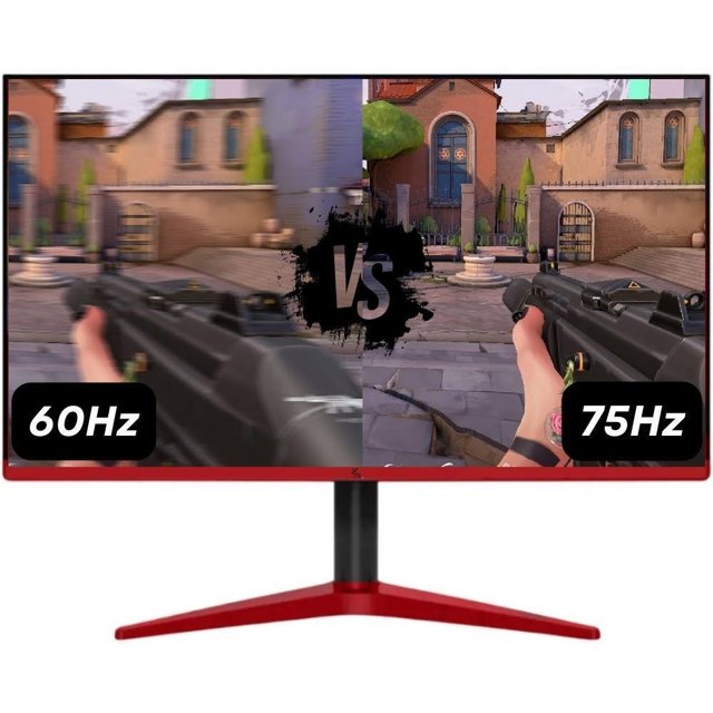 Monitor 3Green 24', Widescreen, LED , 75Hz - PRETO/VERMELHOR