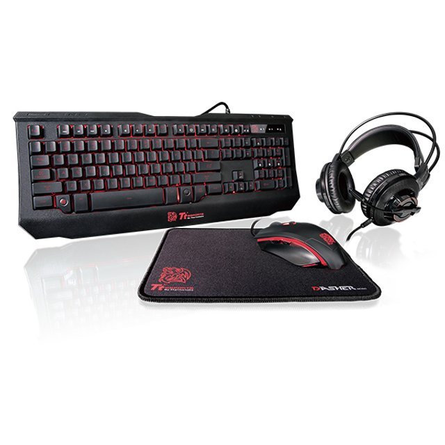 KIT GAMER KNUCKER 4 In 1 (TECLADO, MOUSE, HEADSET, MSPAD) TT