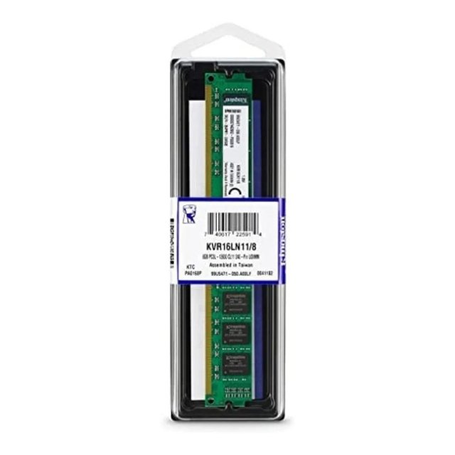 Memória RAM ValueRAM DDR3 8GB Kingston