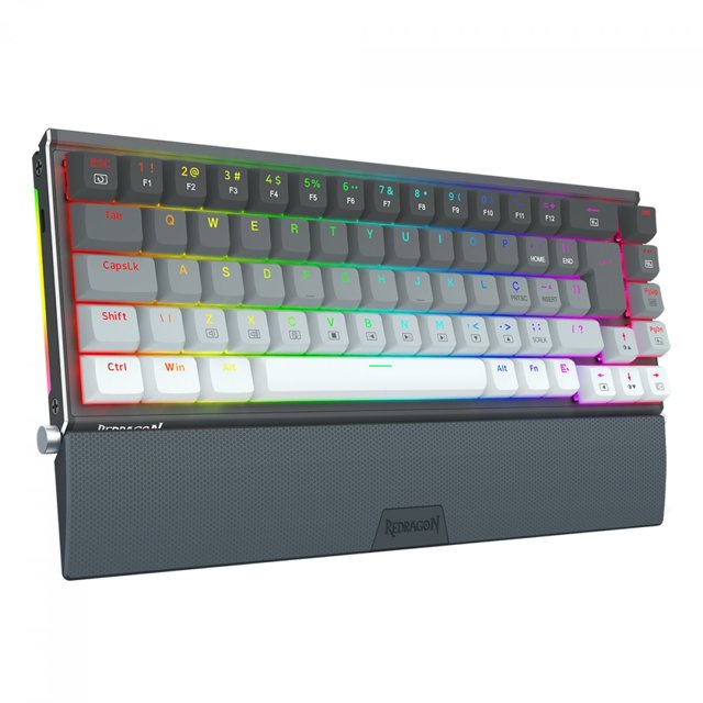 Teclado Mecânico Gamer Redragon Shaco RGB, Switch Brown