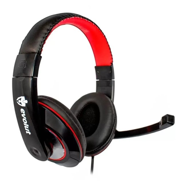 FONE DE OUVIDO HEADSET GAMER EG302/THARDUS COM FIO E CONECTOR XBOX/PS4 EVOLUT . S-CAIXA