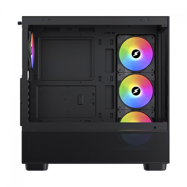 Gabinete SuperFrame Dominator, PRETO, Mid Tower, Vidro Temperado,
