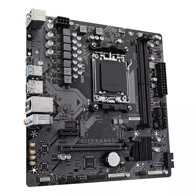 Placa Mãe Gigabyte B650MH, AMD AM5, mATX, DDR5