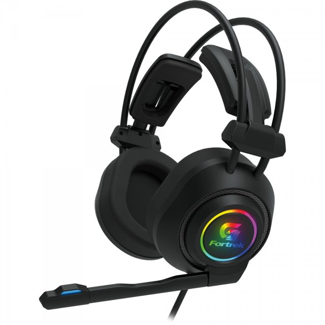 Headset Gamer Fortrek Vickers RGB, Para PC, Notebook, PS4, Xbox One