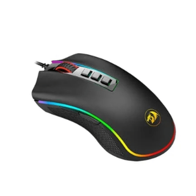 Mouse Gamer Redragon Cobra PRETO, Chroma RGB, 10000DPI, 7 Botões,