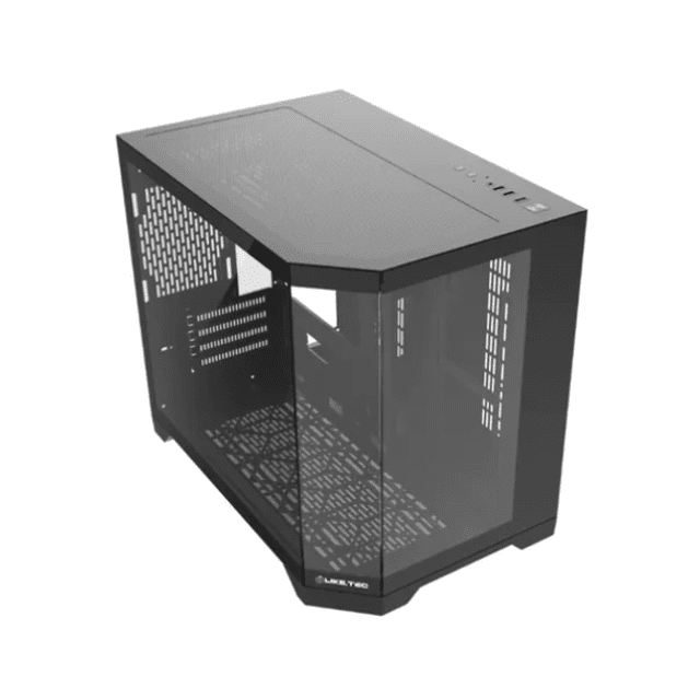Gabinete Gamer Liketec Ilusion Dark (S/ FAN, CUBO DSEIGN, M-ATX, FRONTAL VIDRO)