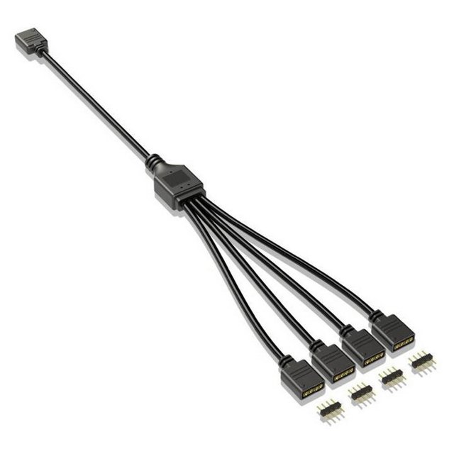 CABO SPLITTER RGB, 1 PARA 4, 4 PINOS (12V)