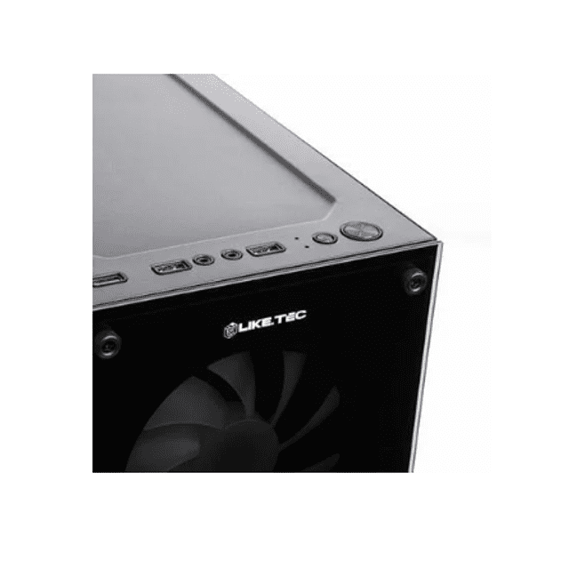 Gabinete Gamer Liketec Gamer MATRIX V2 RAINBOW (3 FAN RAINBOW/ FRONTAL E LATERAL VIDRO)