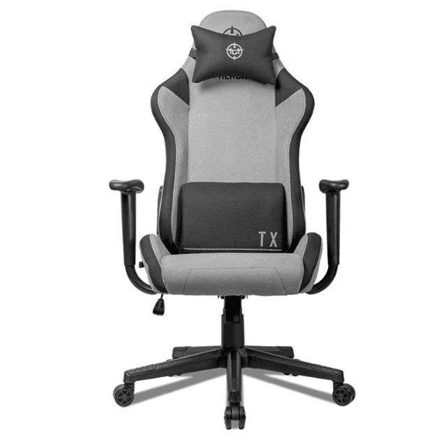 Cadeira Gamer TGT Heron TX Tecido, Preto e Cinza, TGT-HRTX-FB02