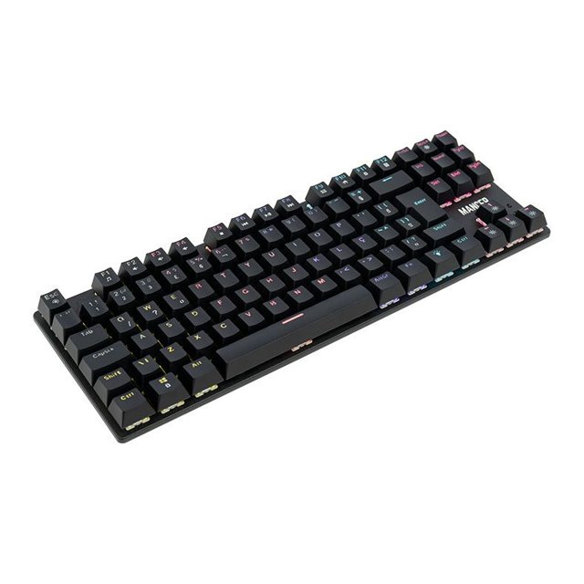 Teclado Mecanico Gamer Mancer Shade MK2, Rainbow, Switch Huano Marrom