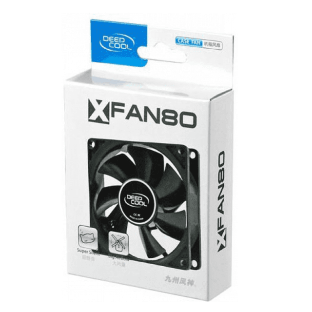 Cooler para Gabinete Deepcool XFAN 80, 80mm, DP-FDC-XF80
