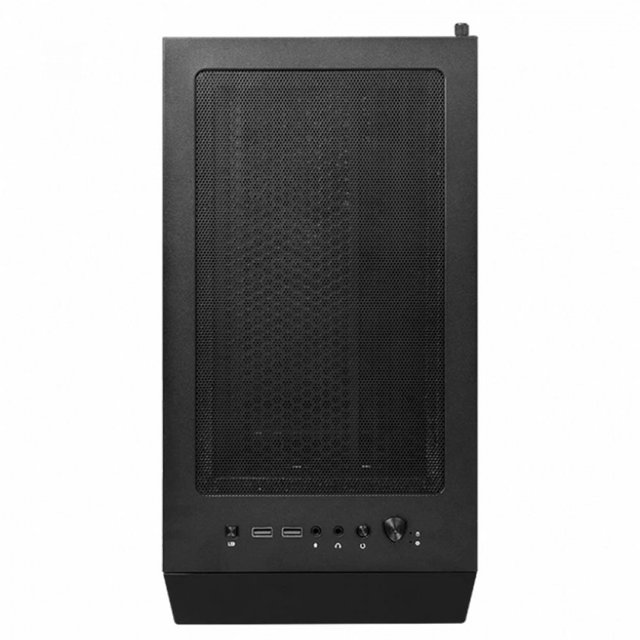 Gabinete Gamer MSI MAG Forge 111R, Mid Tower, Vidro Temperado, ATX, Black, Sem Fonte, Com 1 Fan