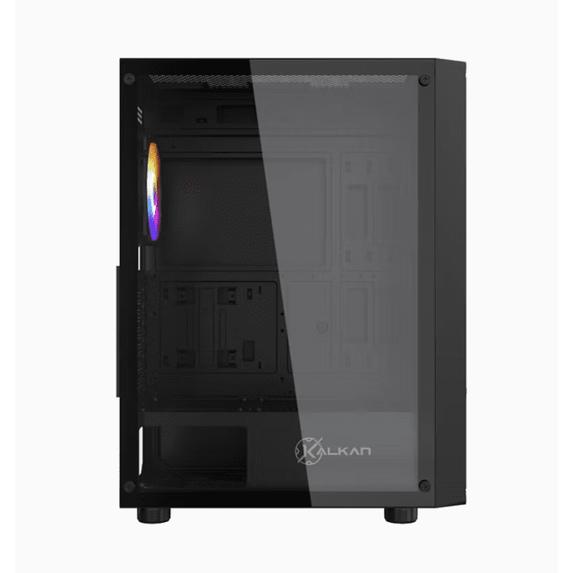 Gabinete Gamer Kalkan Joturn ARGB Preto com 4 fans KLK00038