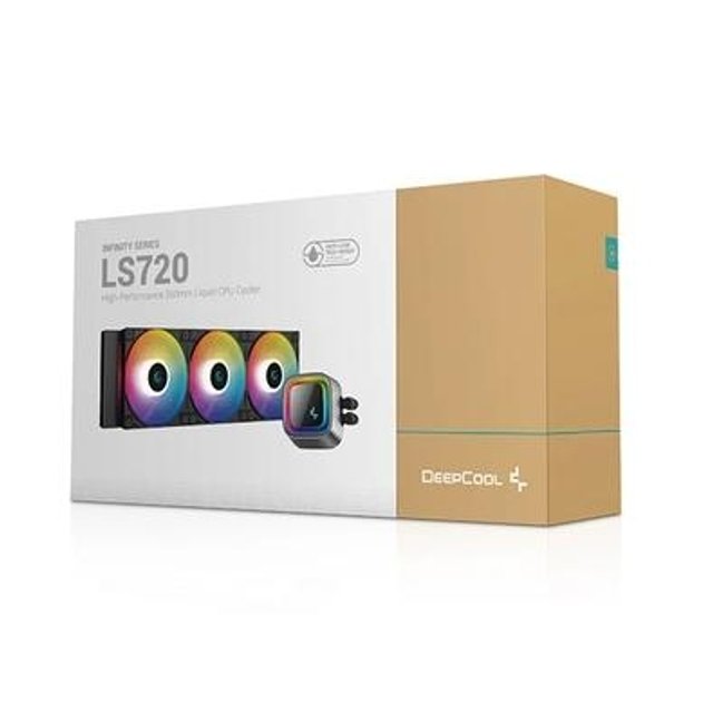 Water Cooler DeepCool LS720, LED/RGB, 360mm, Intel e AMD