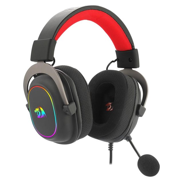 Headset Gamer Redragon Zeus X, RGB, Surround 7.1, USB, Drivers 53MM