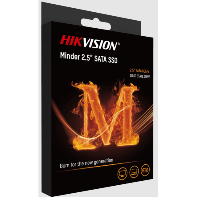 SSD 120GB Hikvision Minder, Sata III, Leitura 460MBs e Gravacao 360MBs, HS-SSD-Minder(S)/120G
