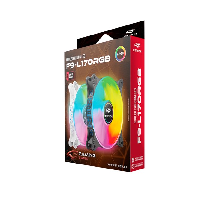 COOLER FAN F9-L170BK ARGB 5V 12CM