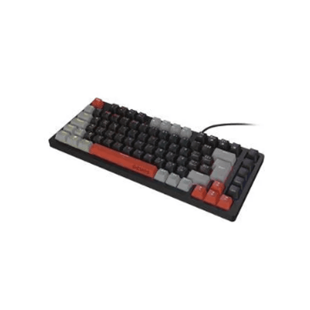 TECLADO GAMER MECANICO KIRIN BLUE SWITCH - PCYES RAINBOW LIGHTNING