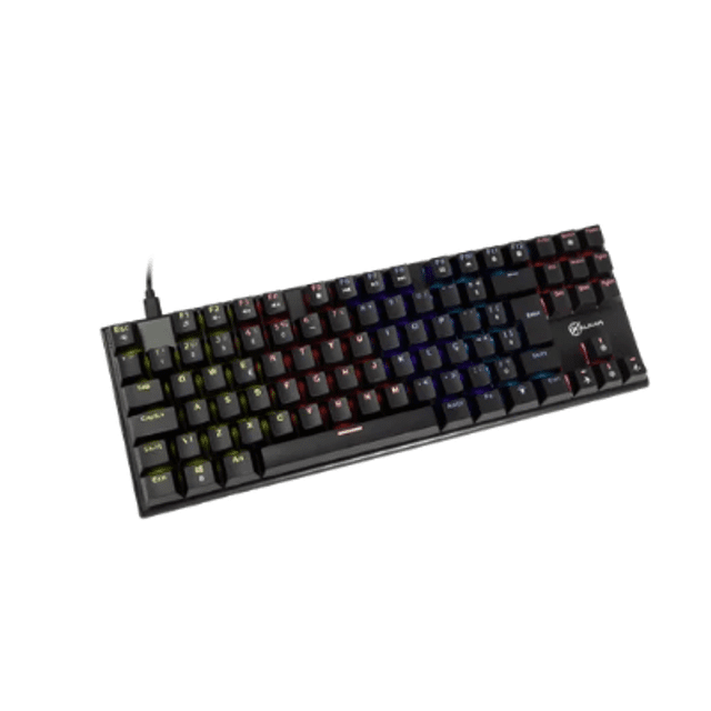 Teclado Mecânico Gamer Kalkan Loki Iluminação Rainbow Preto ABNT2 Switch Marrom