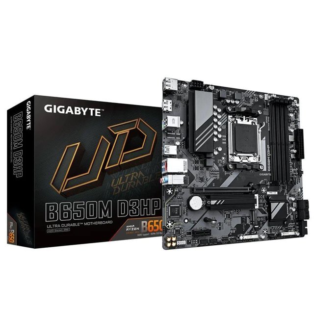Placa Mãe Gigabyte B650M, D3HP, AM5, DDR5