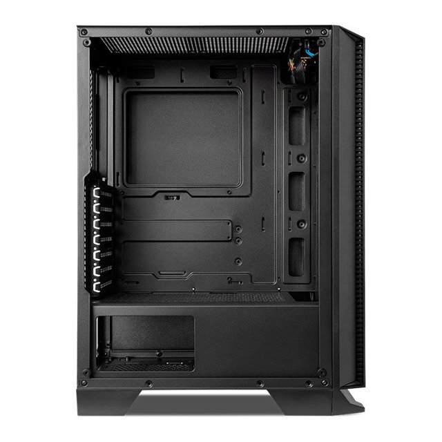 Gabinete Gamer Mancer Narok, RGB, Lateral de Vidro, Com 3 Fans RGB, Preto