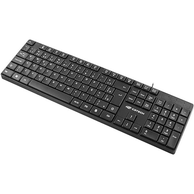 TECLADO PADRAO ABNT2 USB KB-M11BK C3 TECH