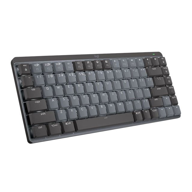 Teclado Logitech MX Mechanical Mini, Bluetooth, Cinza