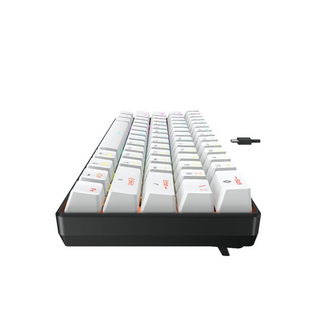 TECLADO MECANICO FORCEONE ATLAS 60% / 63 TECLAS / HUANO RED / RGB