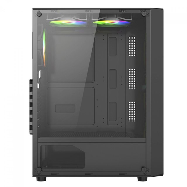 Gabinete Gamer Liketec Gamer STORM (3 FAN RAINBOW/ FRONTAL E LATERAL VIDRO)