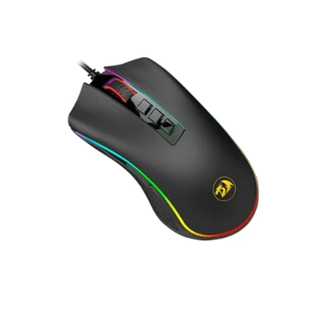 Mouse Gamer Redragon Cobra PRETO, Chroma RGB, 10000DPI, 7 Botões,