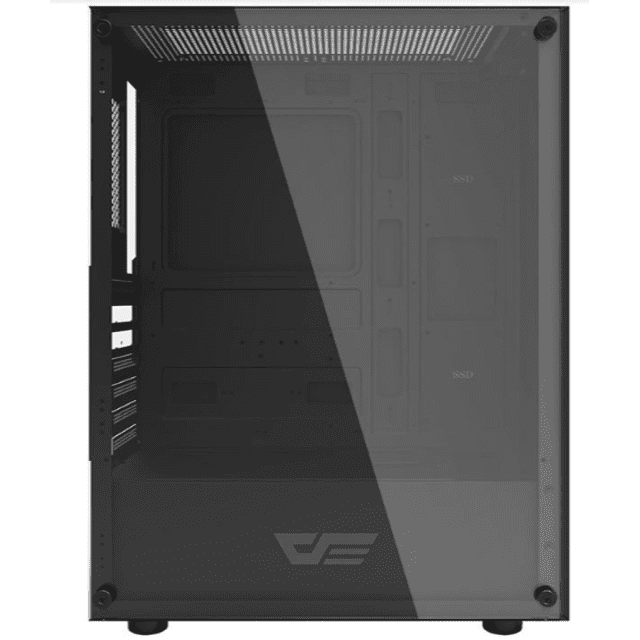 Gabinete Gamer Aigo DarkFlash DK100, Branco ou Rosa Lateral de Vidro
