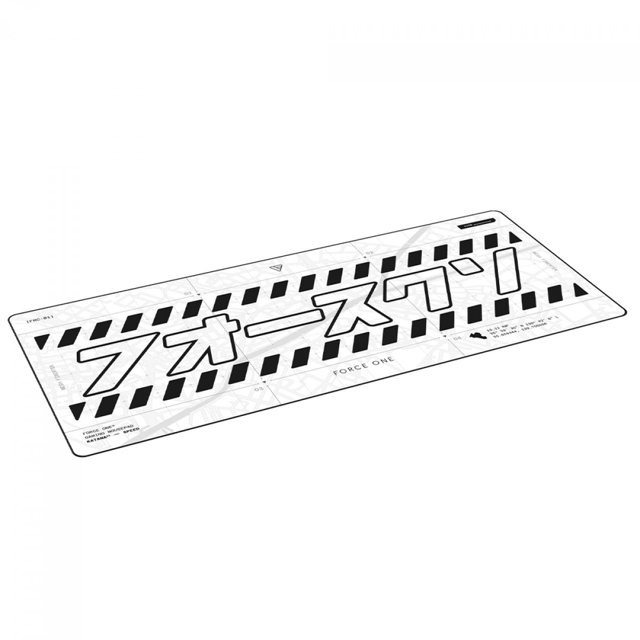 Mousepad Force One Skyhawk Katana V2 BRANCO, Xxl 900x400mm