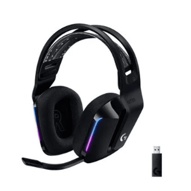 Headset Gamer Sem Fio Logitech G733 RGB 7.1 Lightsync 981