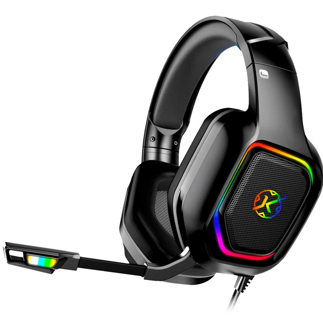 Headset Gamer Kalkan Magni RGB Preto 7.1 Surround Virtual USB KLK00023