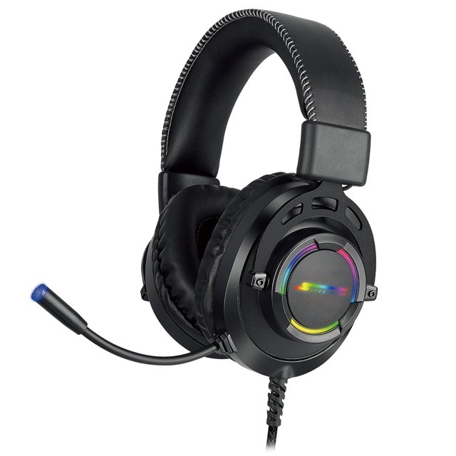 Headset Gamer SuperFrame AURA, 7.1 Surround, RGB, USB, Preto